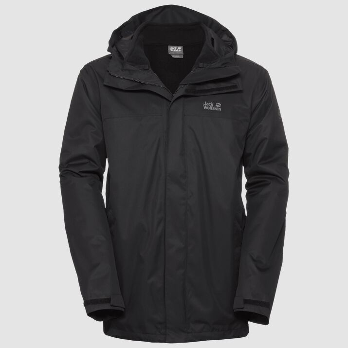 Chamarra Invierno Jack Wolfskin Tavani Hombre Negros Mexico-6147329